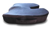 WFH Cushion - Work From Home Ergonomic Memory Foam Posture Cushion - Black