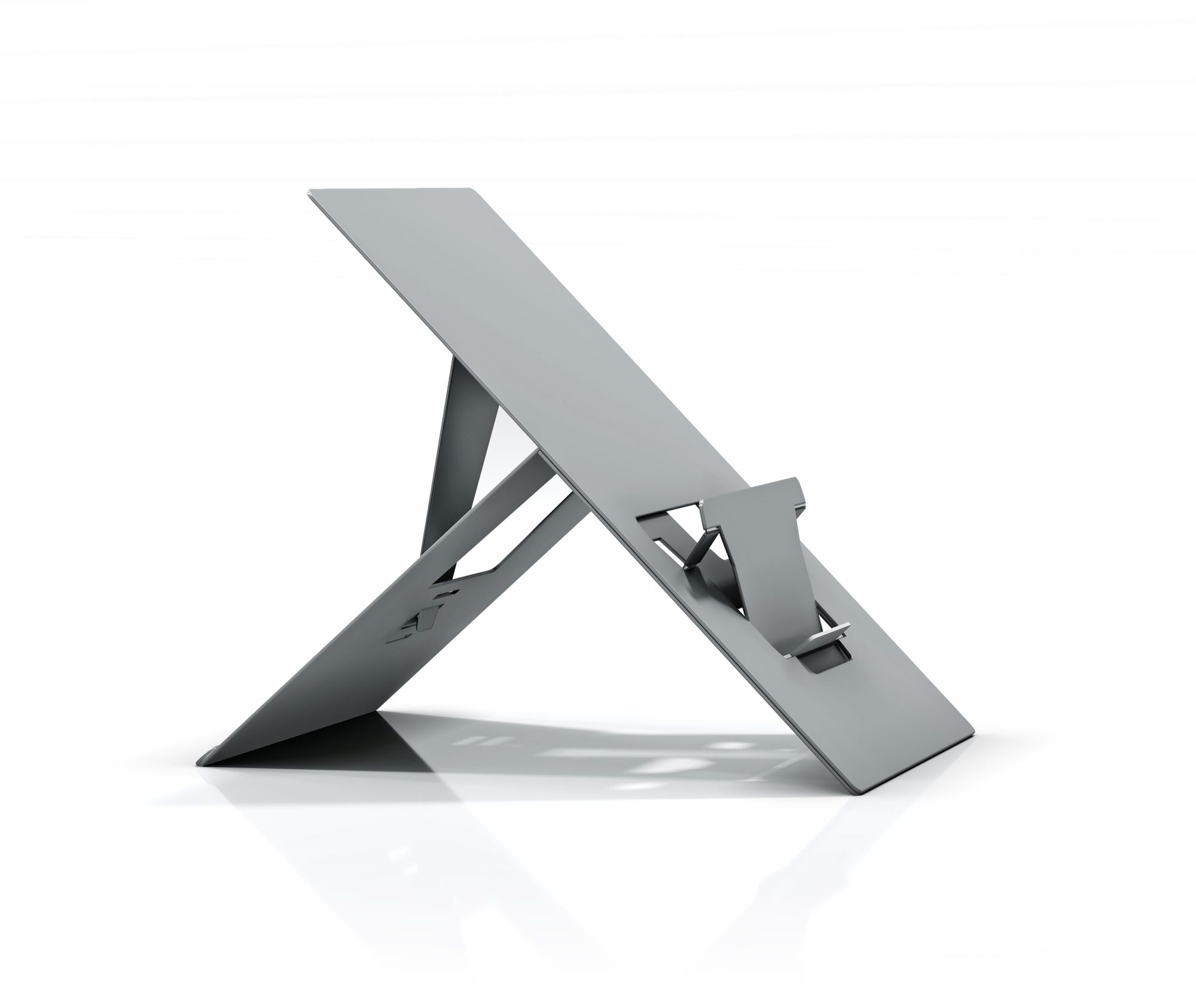 Oryx Evo H Laptop stand with doc holder wide