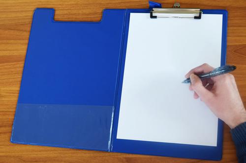 Seco Clipboard Foldover A4 Plus Blue 570-PVC-BU