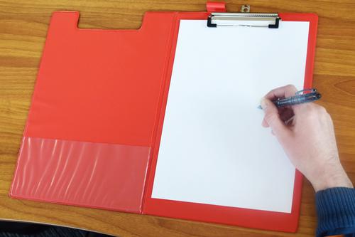 Seco Foldover Clipboard A4+ Red 570-PVC-RD - UP29365