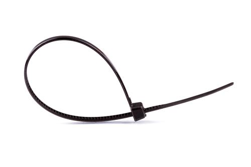 SECO Cable Ties Medium 200mmx4.6mm Black (Pack 100)