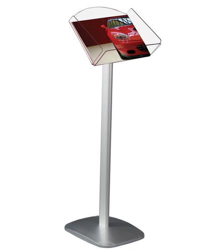 Seco Decorative A4 Brochure Stand Landscape Aluminium - DBSA4L 24884SS Buy online at Office 5Star or contact us Tel 01594 810081 for assistance