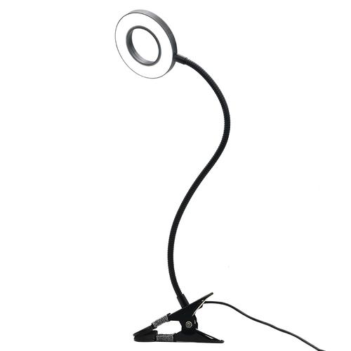 SECO FX11 USB LED Black Desk Lamp with Clamp