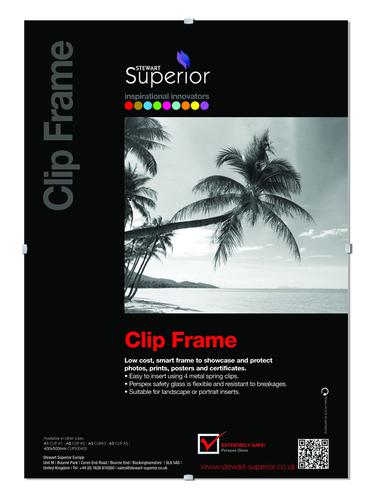 SECO Clip A1 Clipframe with Perspex Safety Glass