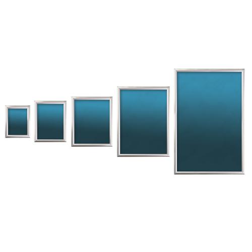 Seco A3 Brushed Aluminium Snap Frame Silver - AM8-A3 Picture Frames 27096SS