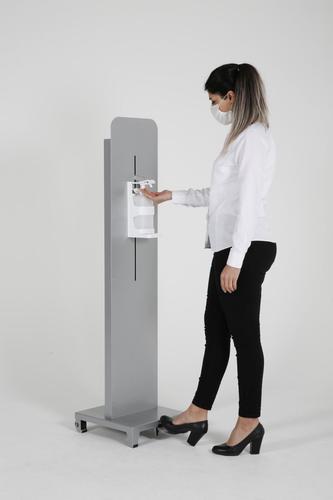 SECO Hand Sanitizer Stand 1.5m Tall Foot Pump