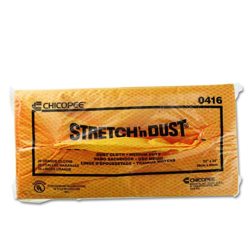 CHIX StretchN Dust 23.25x24 Floor Duster With Microban Yellow/Orange Pack 5 / 20 dusters