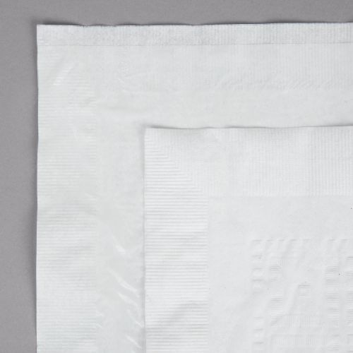 Hoffmaster 454 3 Ply Tablecovers 54 x 54 White Pack 50 / cs