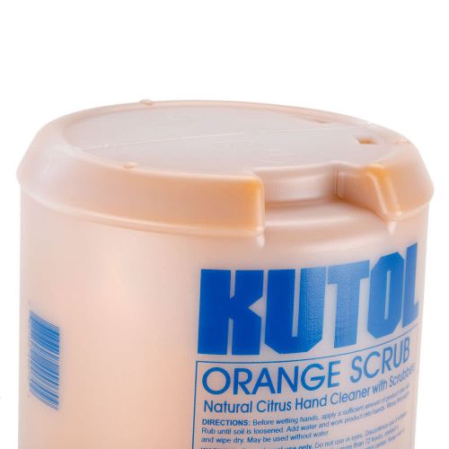 Kutol Pro 4907 Orange Scrub Heavy-Duty Hand Soap, 1 Flat Top