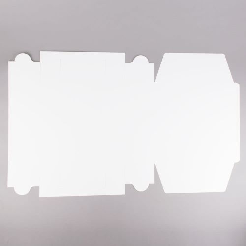 Southern 14x14x5 White Bakery Box 1 Piece Tuck Top Lock Corner Pack 50