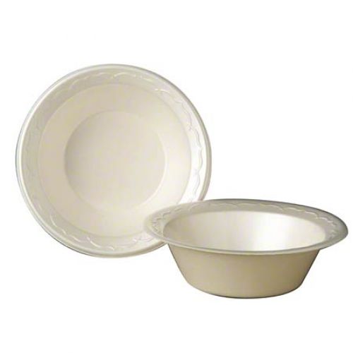 Laminated Foam Bowl 12 oz., Beige, 125/Pack