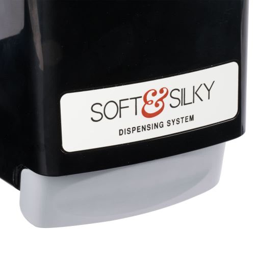Kutol Soft & Silky Bag-In-Box Dispenser 800 ml Black Pack 1
