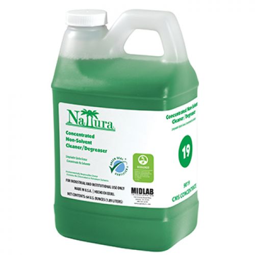 Midlab Nattura 9019 Non-Solvent Cleaner Degreaser Concentrate Pack 4/1 GAL