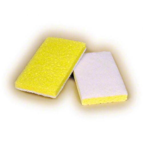 Medium Duty Yellow Scrubber Sponge, ACS Industries 74-615