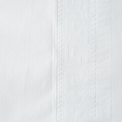 Hoffmaster White Paper Tablecover 54 X 108 Paper With Poly Backing 3 Ply Pack 25 / cs
