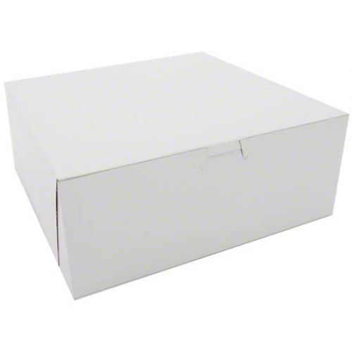 Southern Standard Bakery Box White 10" x 10" x 4" Pack 100 / cs