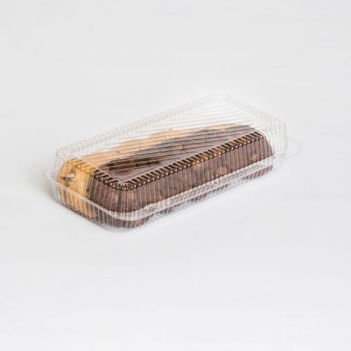 Surelock 96oz Clear Hinged Container 13-5/16x6-11/16x2-3/4 Pack 200