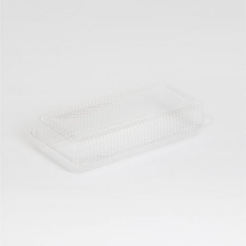 Surelock 96oz Clear Hinged Container 13-5/16x6-11/16x2-3/4 Pack 200