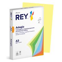 Rey Adagio Paper A3 80gsm Canary Yellow (Ream 500) RYADA080X443