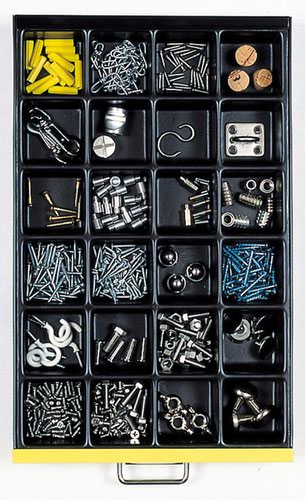 Optional A4 24 Compartment Tray - Black