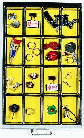 Optional A4 16 Compartment Tray - Black