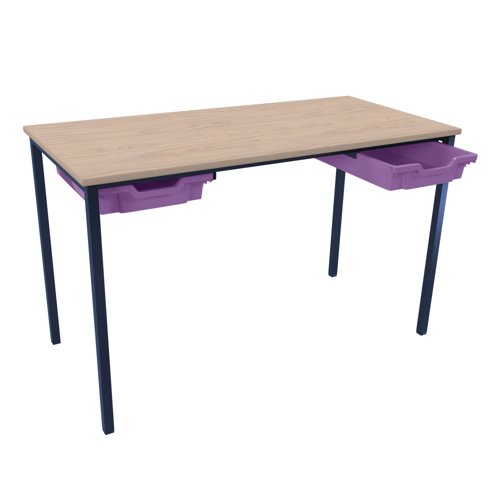 Titan Classroom Table Accessory Runner Bundle 2 X Tray Plum Purple
