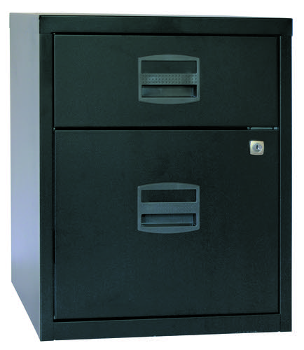 Bisley A4 Mobile Home Filer 2 Drawer Black