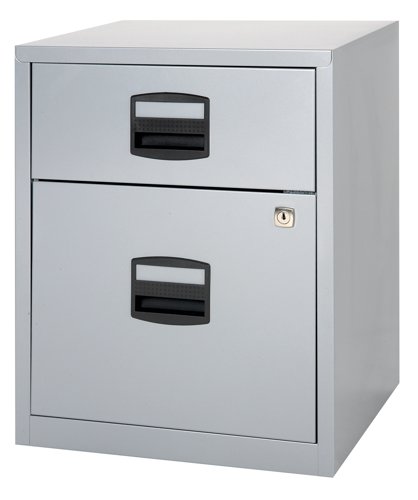 Bisley 2 Drawer A4 Mobile Home Filer Grey