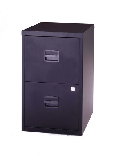 Bisley A4 Personal And Home Filer 2 Drawer Black