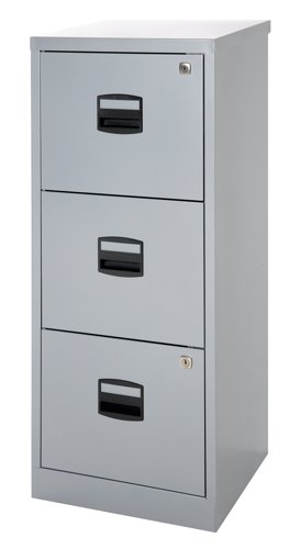 Bisley 3 Drawer A4 Personal Filer Grey