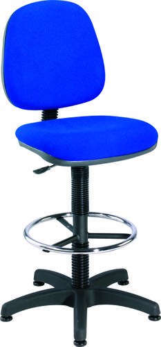 A hi-rise fixed foot ring accessory to enable adaptation of chairs to be used in factories and laboratory environments. Base fitted with glides to maintain stability - we advise never to use a draughting kit with a chair that tilts, or has castors fitted.