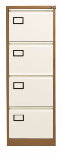 The Bisley 4 Drawer Contract Steel Filing Cabinet is the perfect solution for your office storage needs. With its recessed handles and central locking system, you can be sure that your documents are safe and secure. The anti-tilt feature prevents more than one drawer from being opened at a time, ensuring that your cabinet remains stable. The cabinet is supplied with 4 deep drawers, providing ample space for all your files and documents. Made from high-quality steel, this filing cabinet is built to last and is a great investment for any office. With its sleek design and practical features, the Bisley 4 Drawer Contract Steel Filing Cabinet is a must-have for any modern workplace.