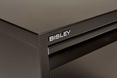 Bisley 2 Drawer Classic Steel Filing Cabinet Black