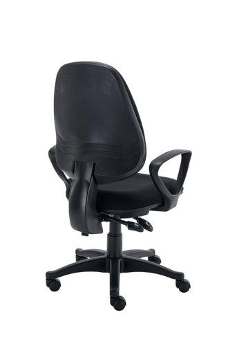 Versi 2 Lever Operator Chair Fixed Arms Black