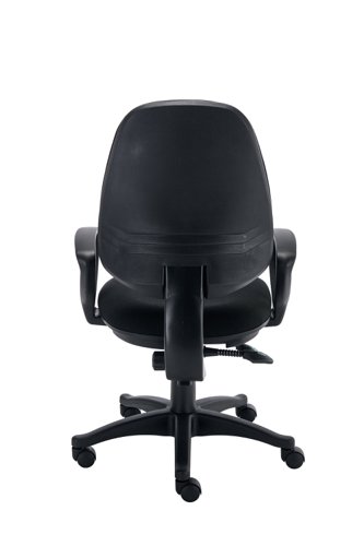 Versi 2 Lever Operator Chair Fixed Arms Black