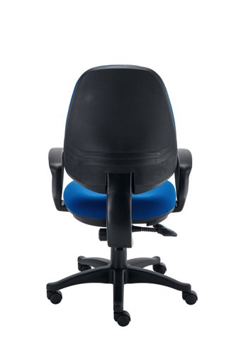 Versi 2 Lever Operator Chair with Fixed Arms Royal Blue