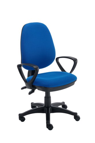 Versi 2 Lever Operator Chair Fixed Arms Royal Blue