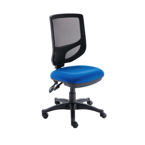 Versi 2 Lever Mesh Operator Chair Royal Blue