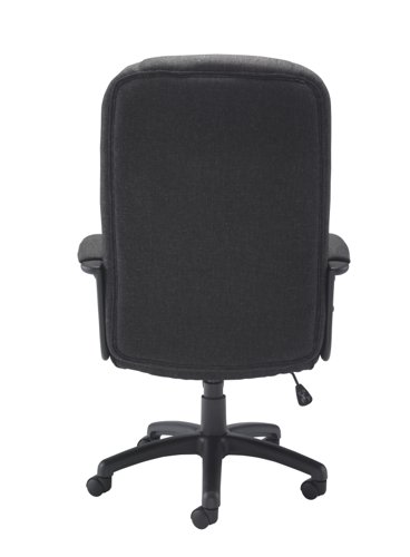 Keno High Back Fabric Executive Office Chair with Arms Charcoal CH0137CH