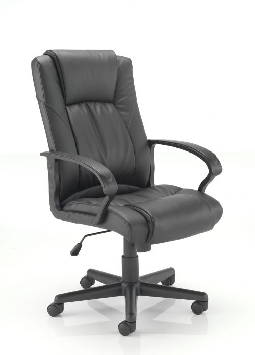 Casino II Leather Chair - Black