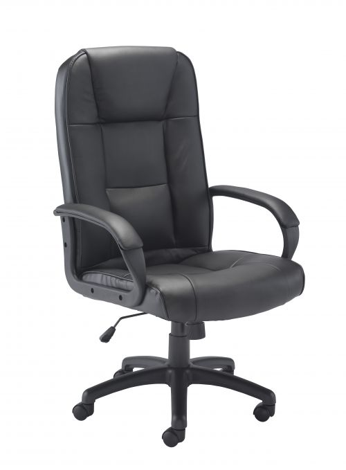 Keno Leather Chair - Black