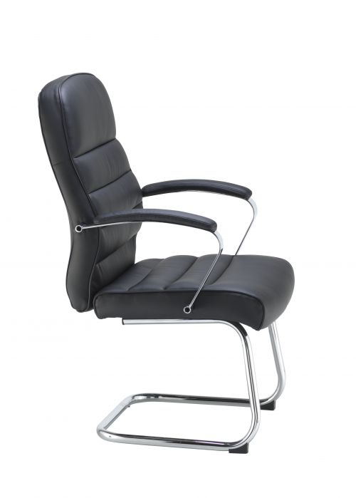 Jemini Ares Visitor Chair PU Black KF71522