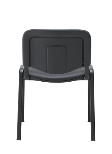 Jemini Ultra Multipurpose Stacking Chair 532x585x805mm Black Polyurethane KF90557