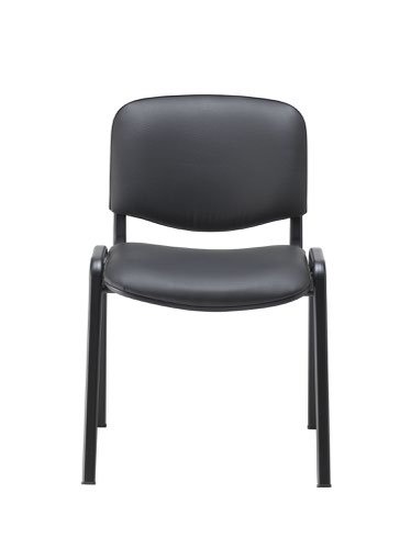 Jemini Ultra Multipurpose Stacking Chair 532x585x805mm Black Polyurethane KF90557