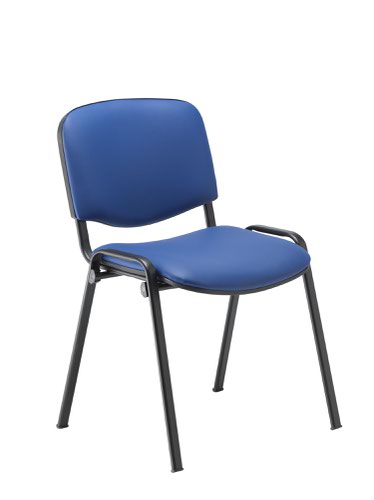 Club Chair PU Blue Vinyl