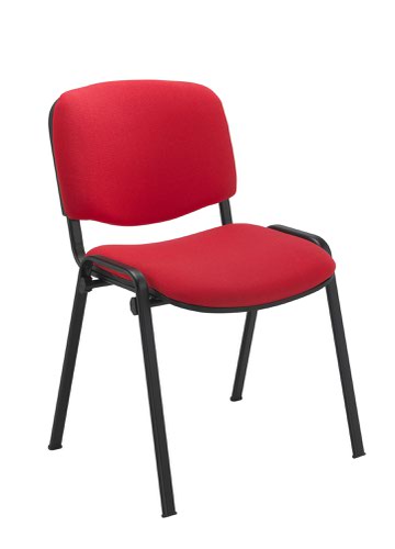 Club Chair Red Fabric