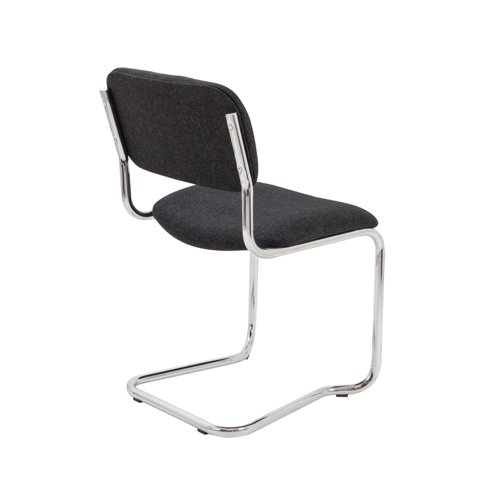 Meeting Chair with Cantilever Frame Charcoal