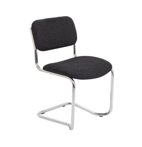 Meeting Chair with Cantilever Frame : Charcoal