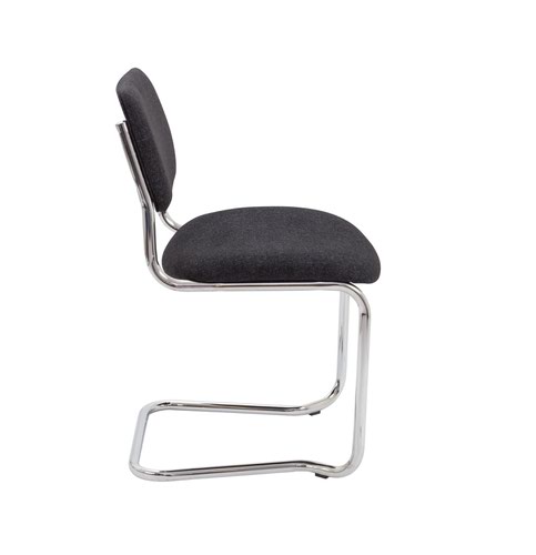 Jemini Summit Meeting Chair 490x565x835mm Charcoal KF90507