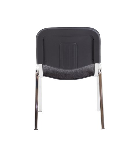 Club Chair with Chrome Charcoal/Chrome